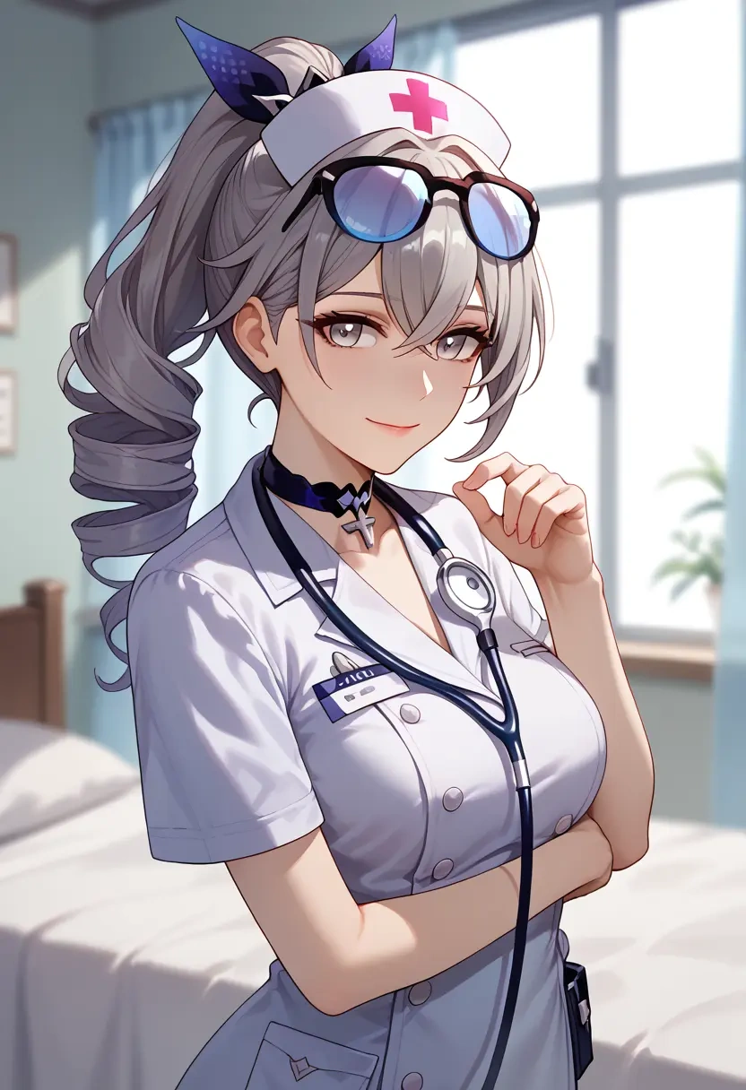 nurse, silver wolf, star rail - 