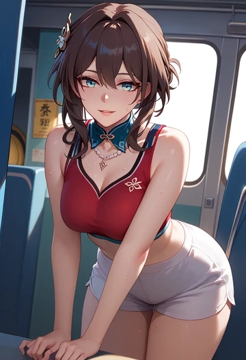 volleyball uniform, ruan mei, star rail - AI generated anime art