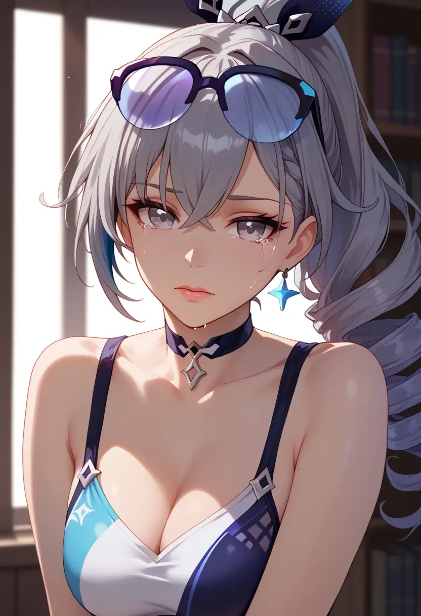 swimsuit,sexy, silver wolf, star rail - 