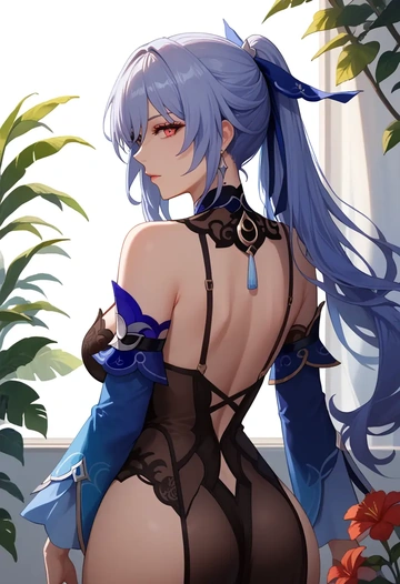 lingerie, jingliu, star rail - AI generated anime art