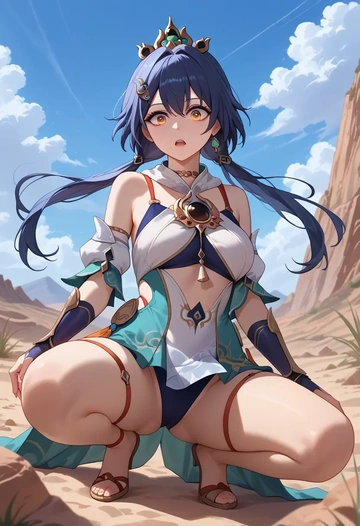 swimsuit,sexy, yunli, star rail - AI generated anime art