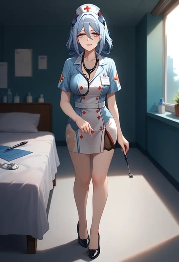 nurse, hanya, star rail - AI generated anime art