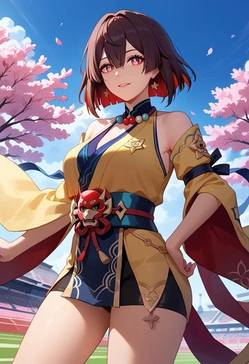 kimono, xueyi, star rail - AI generated anime art