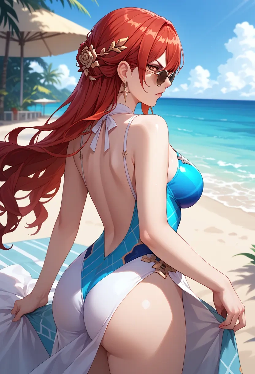 swimsuit,sexy, himeko, star rail - 