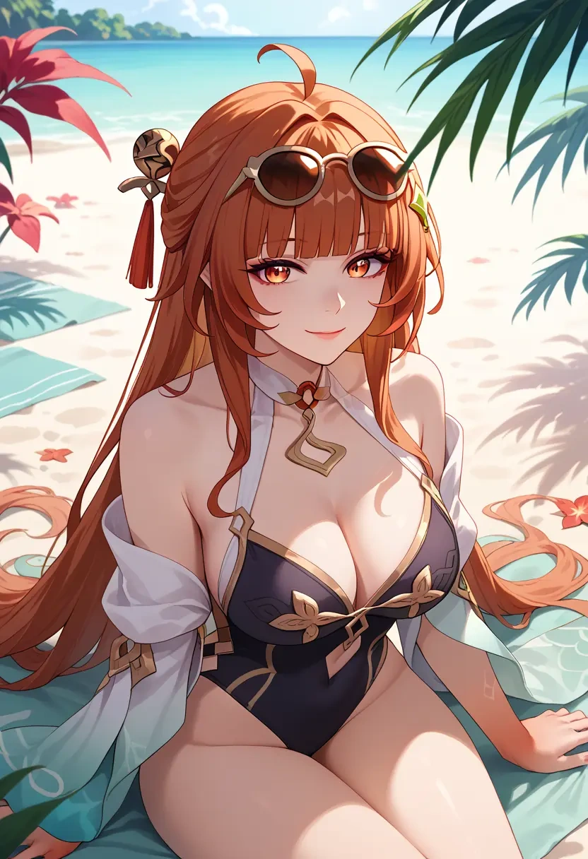 swimsuit,sexy, lingsha, star rail - 