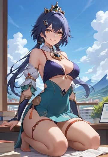 OL, bikini, sexy, yunli, star rail - AI generated anime art