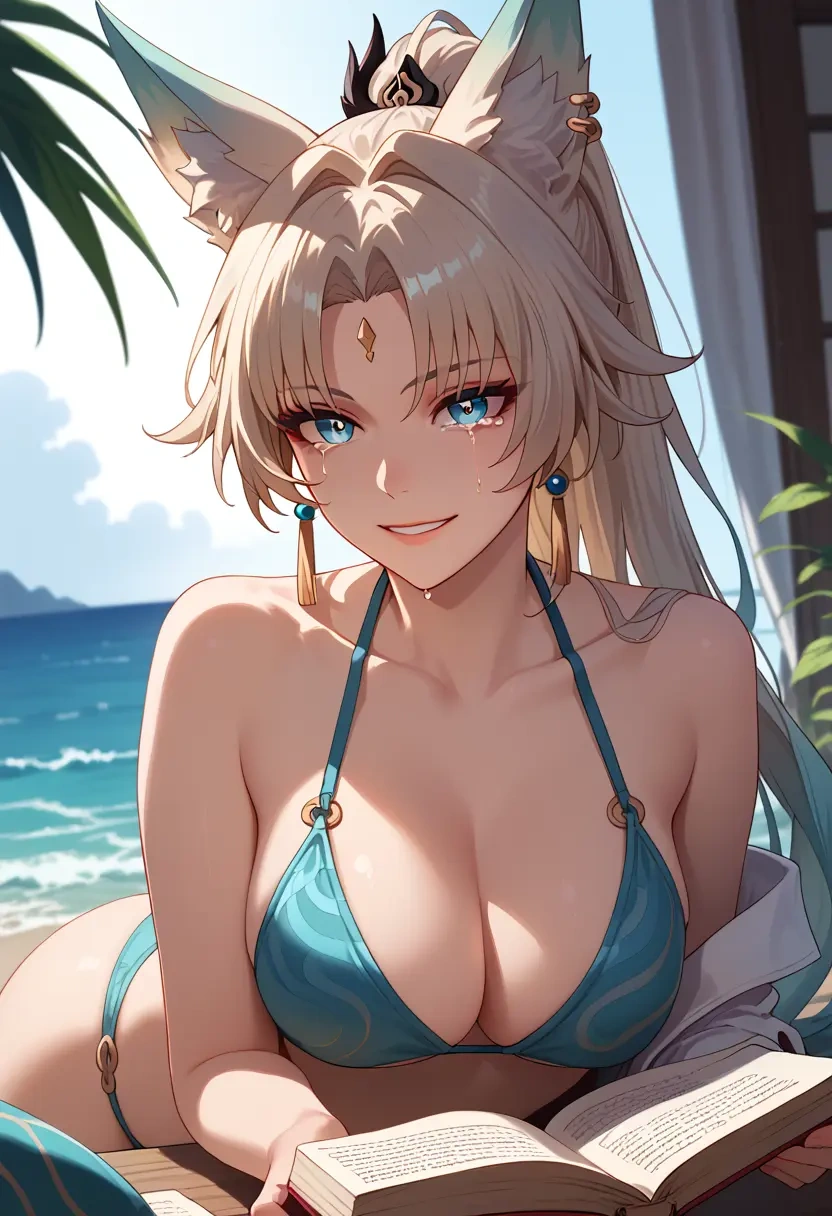 bikini,rainbow-colored,sexy, feixiao, star rail - 