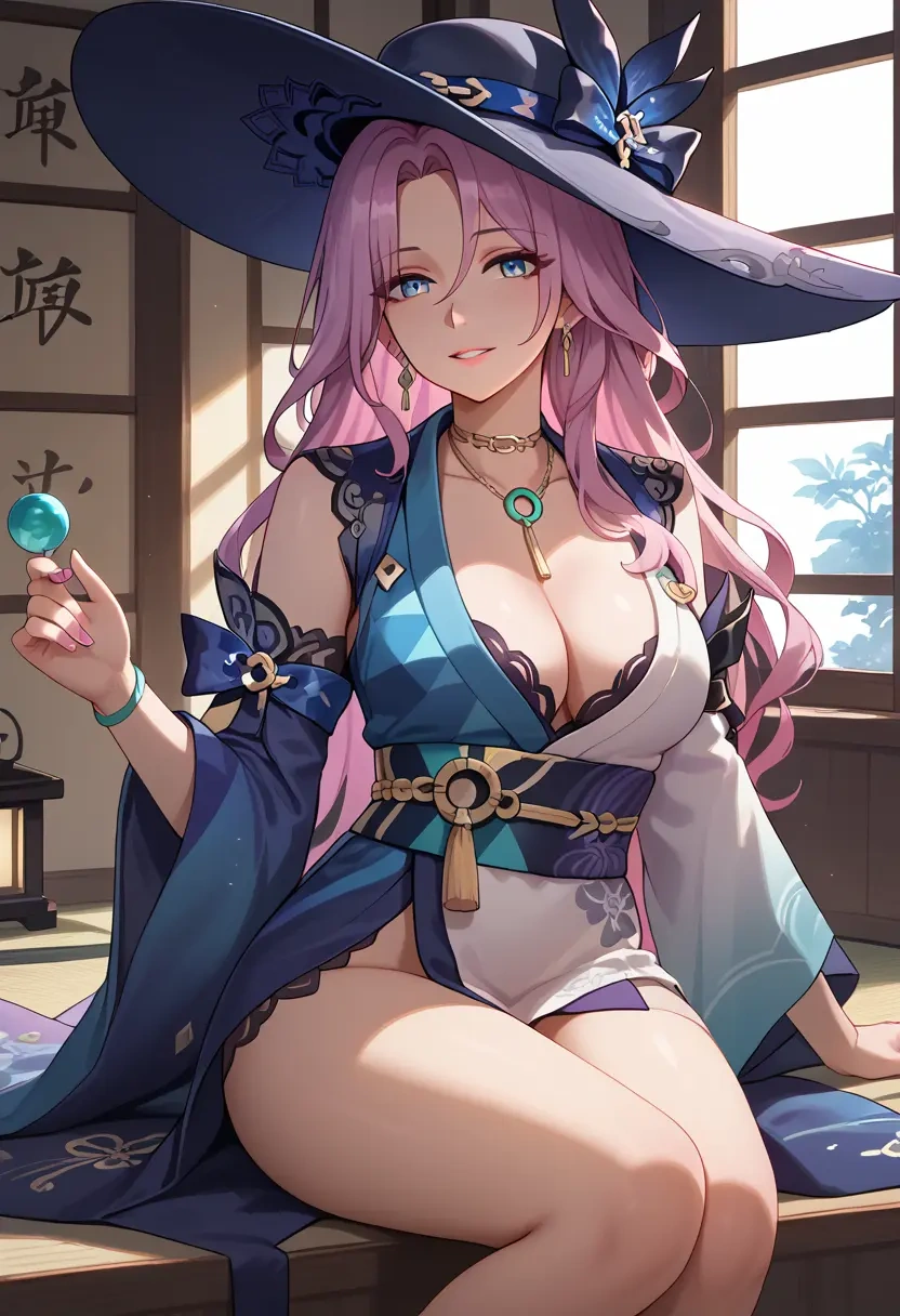 kimono,sexy, jade, star rail - 