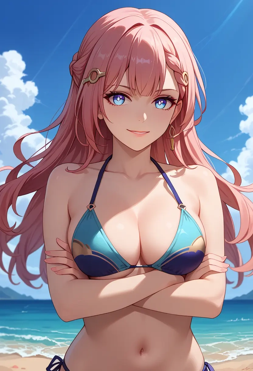 bikini,rainbow-colored,sexy, asta, star rail - 