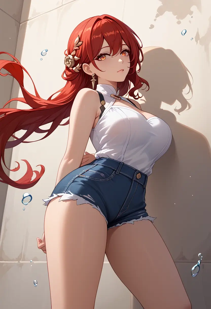 shorts,sexy, himeko, star rail - 