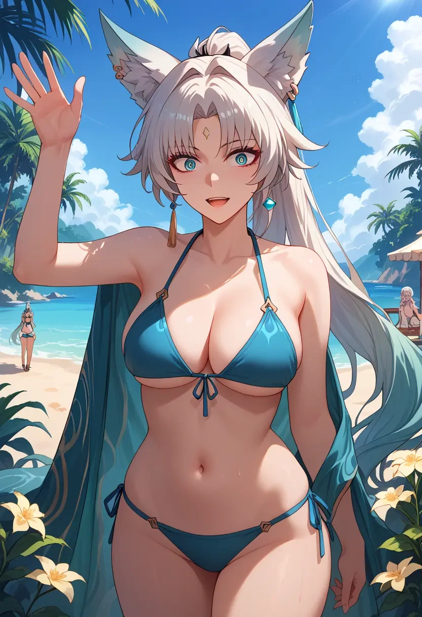 bikini, feixiao, star rail - 