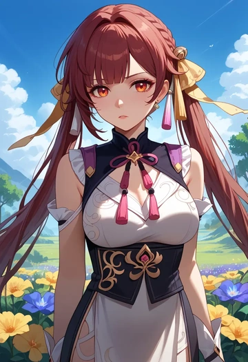 qipao, sushang, star rail - AI generated anime art