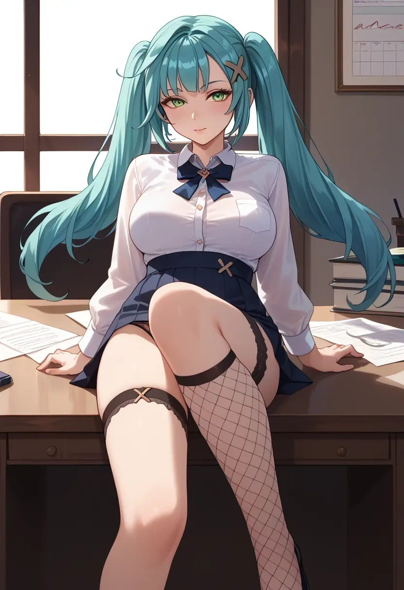 genshin impact,Faruzan,secretary,panties  - 