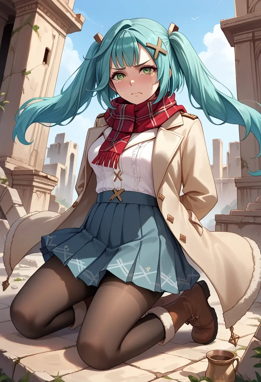 genshin impact,Faruzan,winter,student uniform,fur-trimmed coat  - 