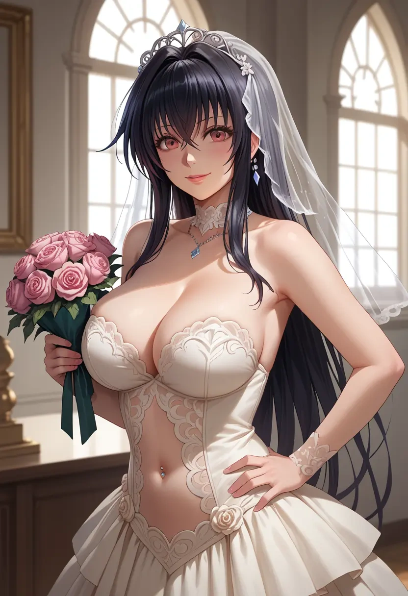 high_school_dxd,Raynare,wedding  - 