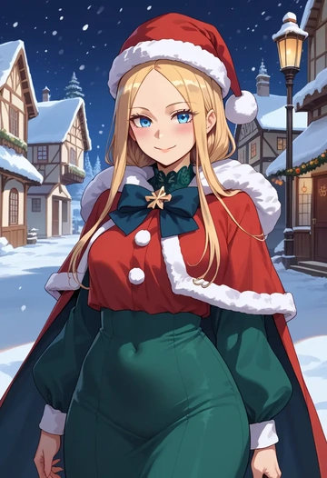 fate_(series),abigail_williams_(fate),Christmas,dress  - AI generated anime art