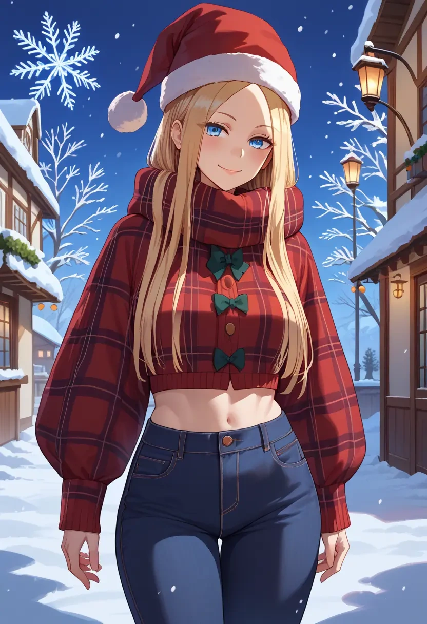 fate_(series),abigail_williams_(fate),Christmas,plaid trousers  - 