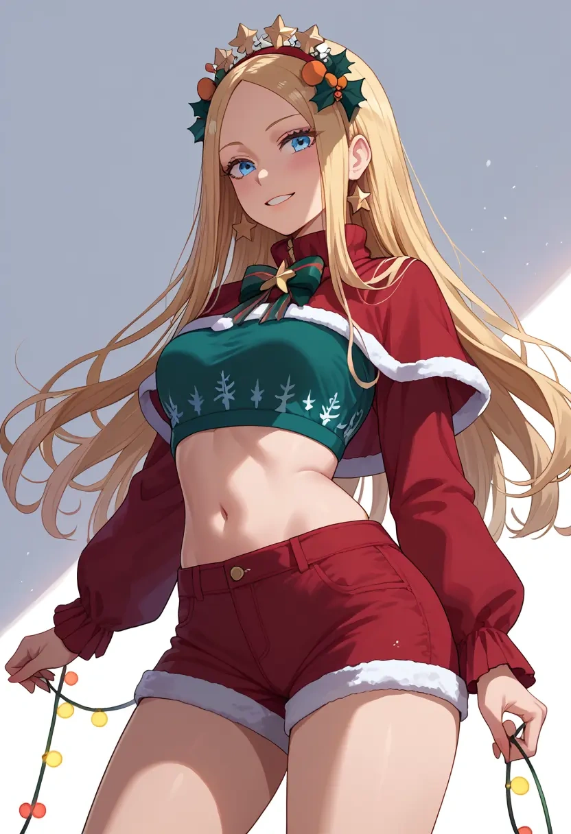 fate_(series),abigail_williams_(fate),Christmas,red velvet shorts  - 