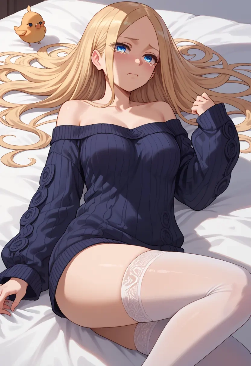 fate_(series),abigail_williams_(fate),off-shoulder,sweater  - 