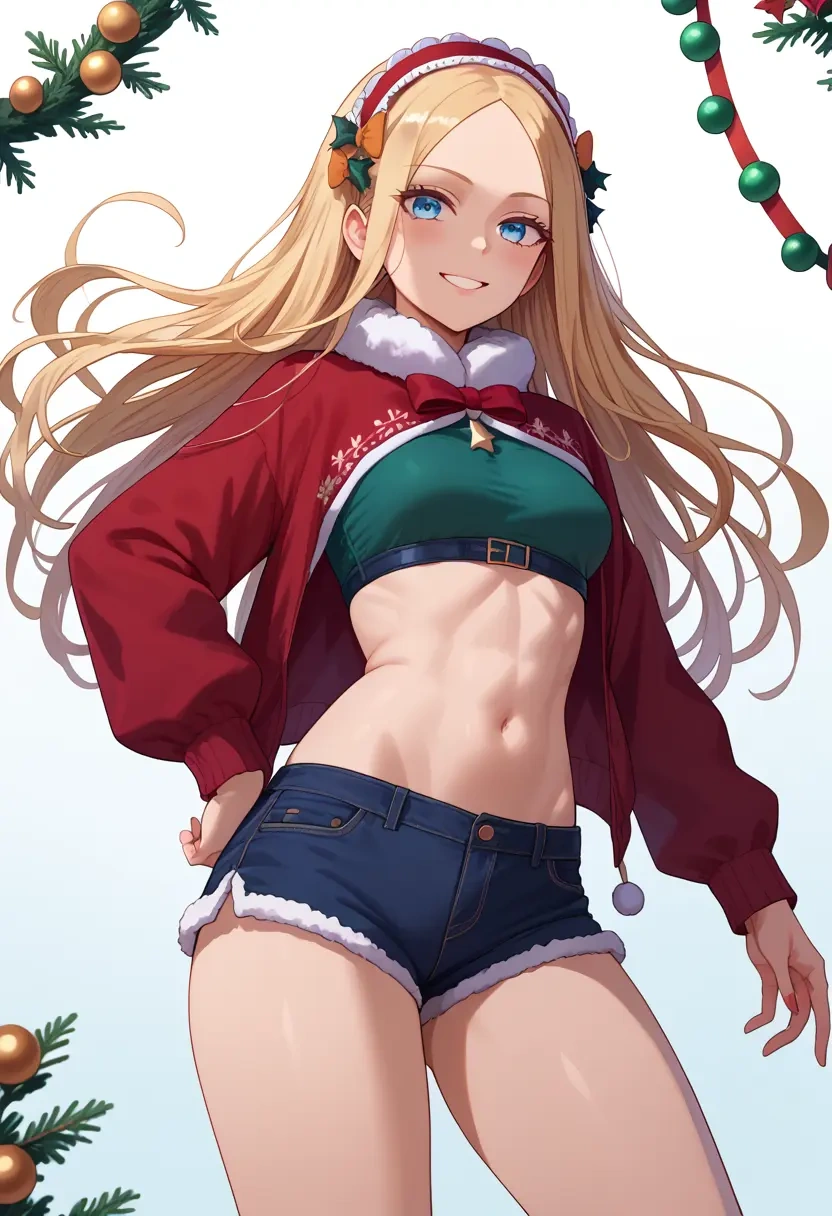 fate_(series),abigail_williams_(swimsuit_foreigner)_(fate),Christmas,red velvet shorts  - 