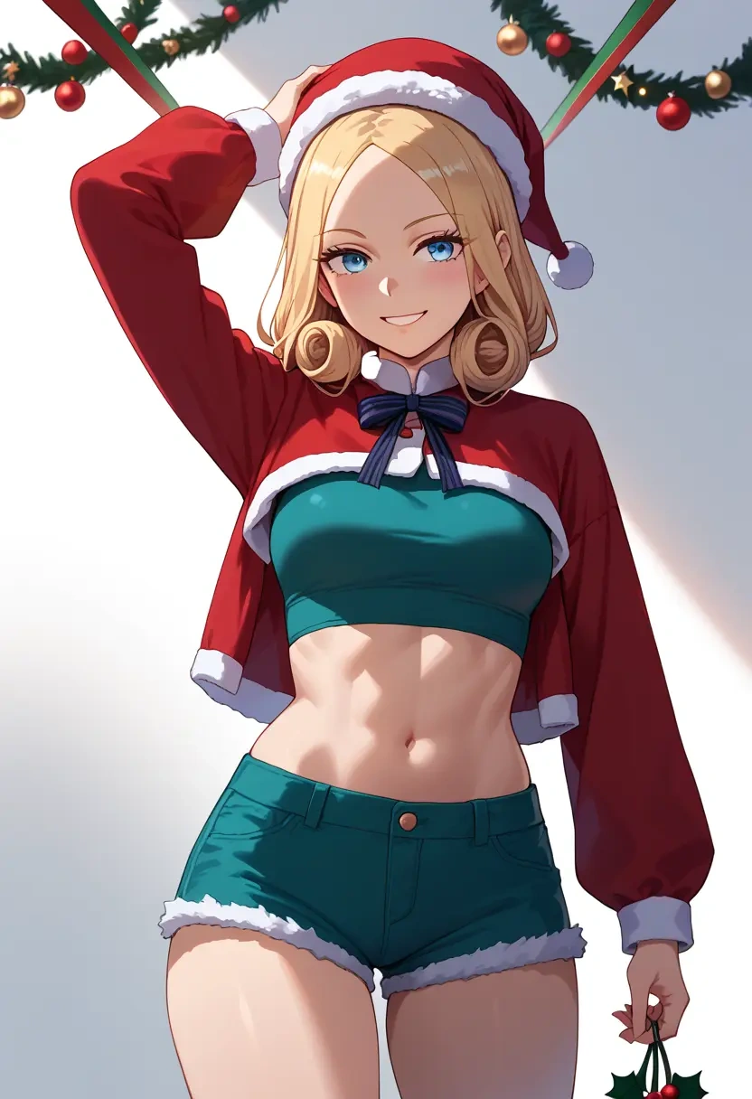 fate_(series),abigail_williams_(swimsuit_foreigner)_(fate),Christmas,red velvet shorts  - 