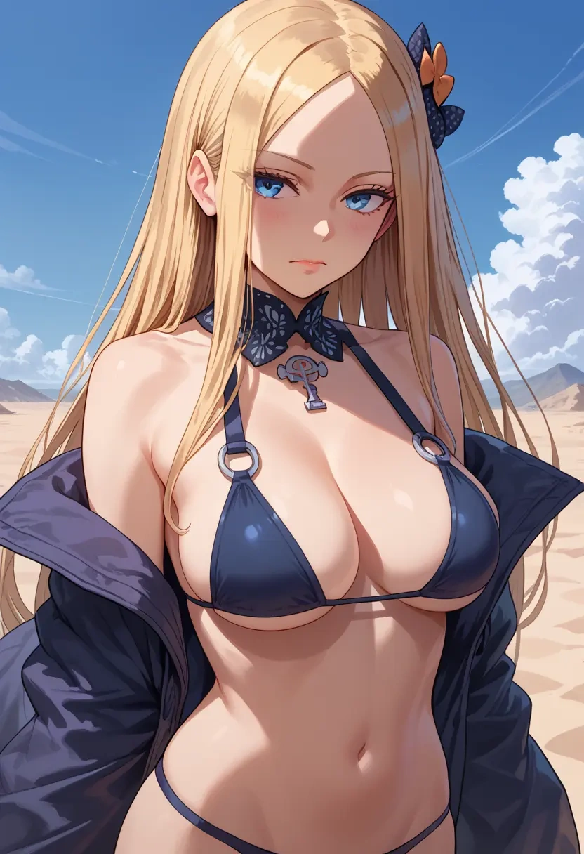 fate_(series),abigail_williams_(traveling_outfit)_(fate),black bikini  - 