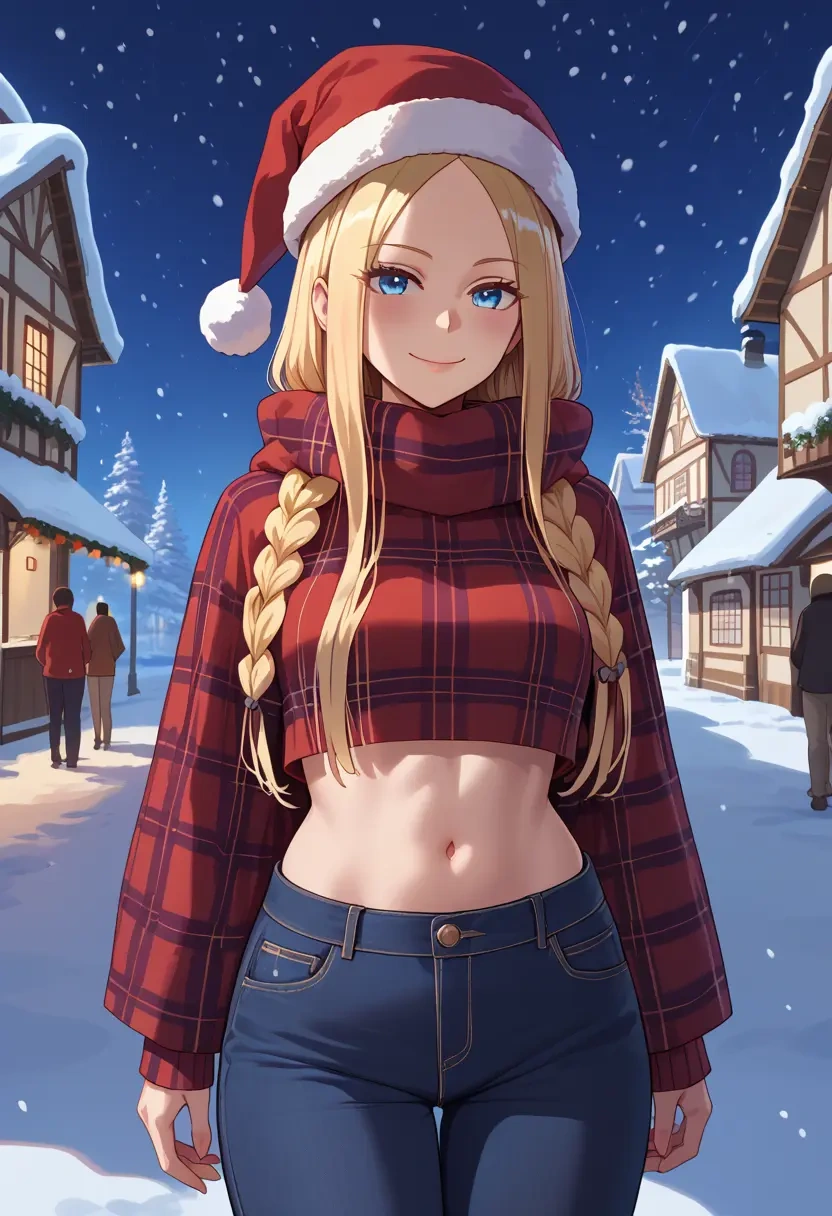 fate_(series),abigail_williams_(traveling_outfit)_(fate),Christmas,plaid trousers  - 