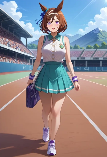 umamusume,admire_vega_(umamusume),tennis skirt  - AI generated anime art