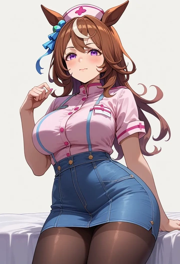 umamusume,admire_vega_(umamusume),nurse  - AI generated anime art