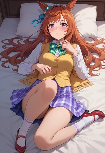 umamusume,admire_vega_(umamusume),spring,student uniform,vest  - AI generated anime art