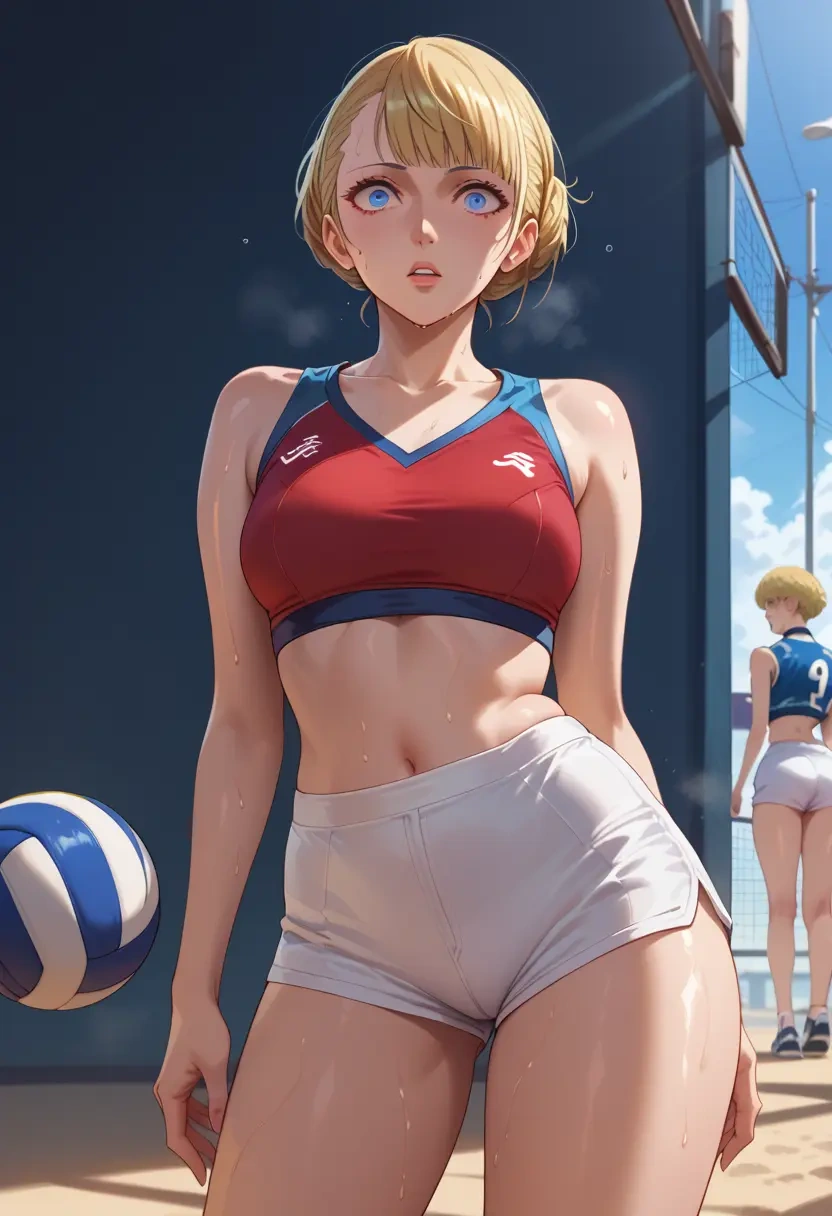 persona,aegis_(persona),volleyball uniform  - 