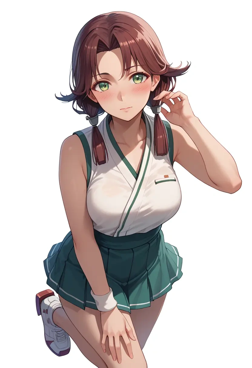 kantai_collection,agano_(kancolle),tennis skirt  - 