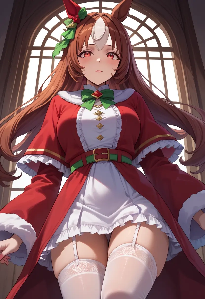 umamusume,agnes_tachyon_(umamusume),Christmas,sexy, stockings,  - 