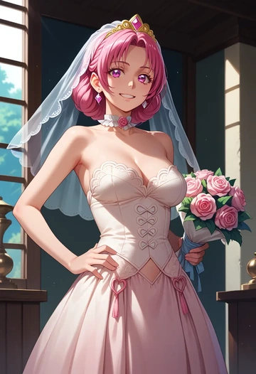 precure,aida_mana,wedding  - AI generated anime art