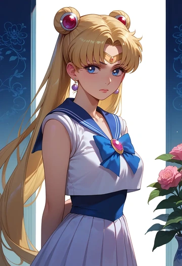 bishoujo_senshi_sailor_moon,aino_minako,mesh graffiti top,dolphin shorts  - AI generated anime art