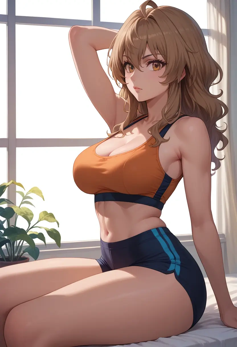 toradora!,aisaka_taiga,yoga shorts  - 