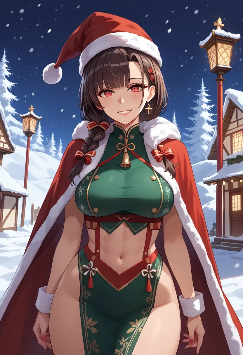 azur_lane,akagi_(azur_lane),Christmas,dress  - 