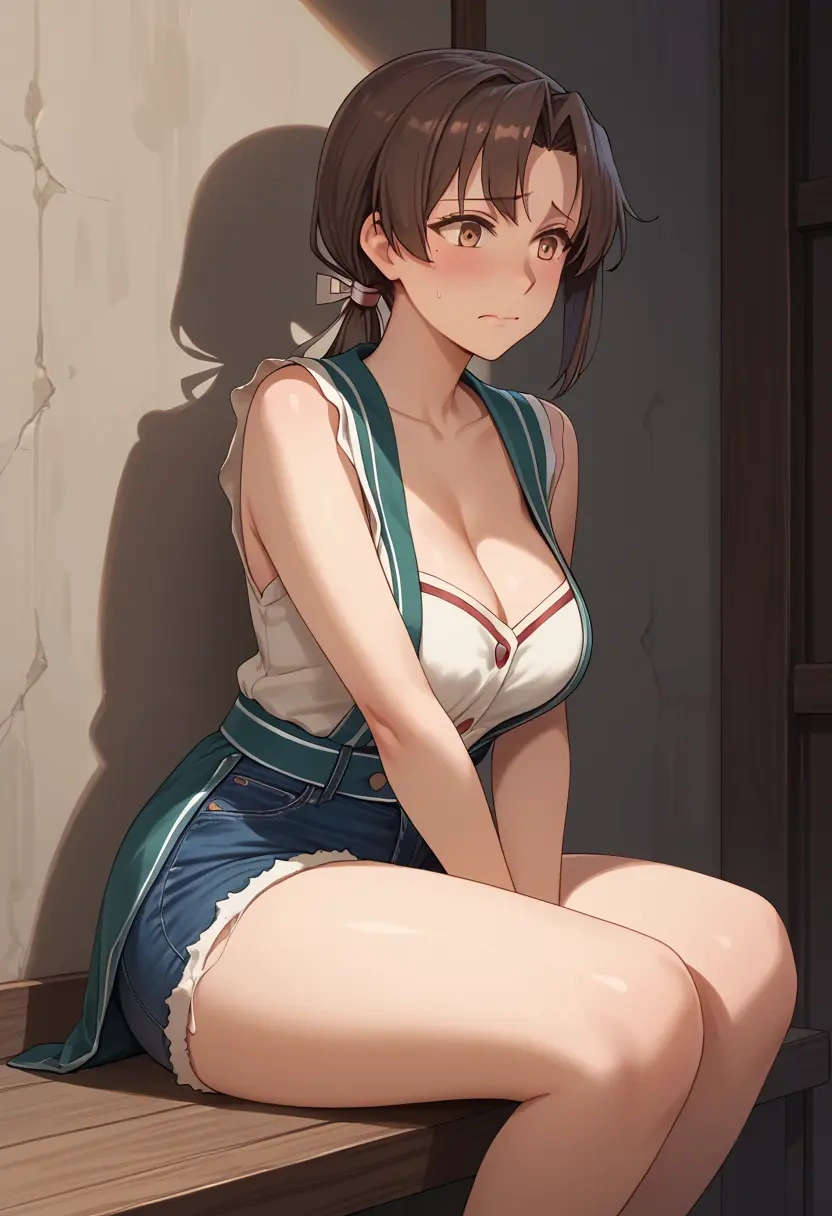 kantai_collection,akagi_(kancolle),shorts,sexy  - 