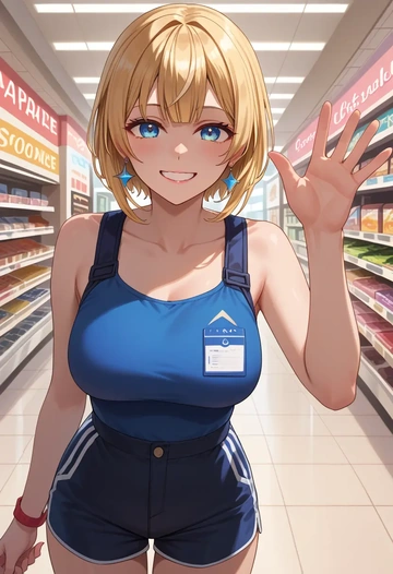 hololive,akai_haato,athletic,shorts,sexy  - AI generated anime art