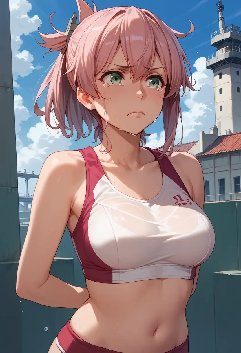 kantai_collection,akashi_(kancolle),tankini top,board shorts  - 