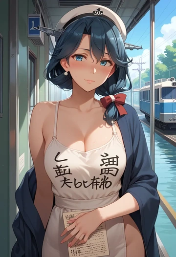 kantai_collection,akatsuki_(kancolle),pajamas  - AI generated anime art