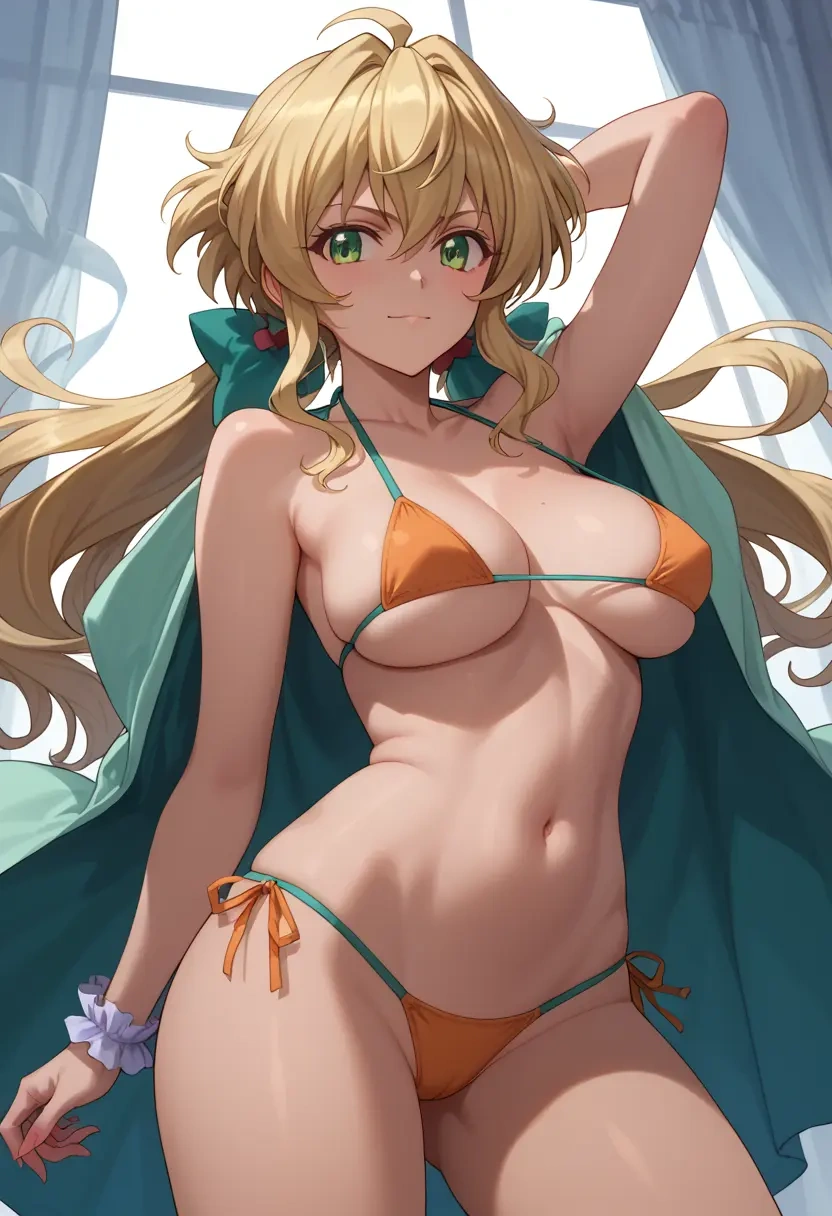 senki_zesshou_symphogear,akatsuki_kirika,tiny bikini,sexy  - 