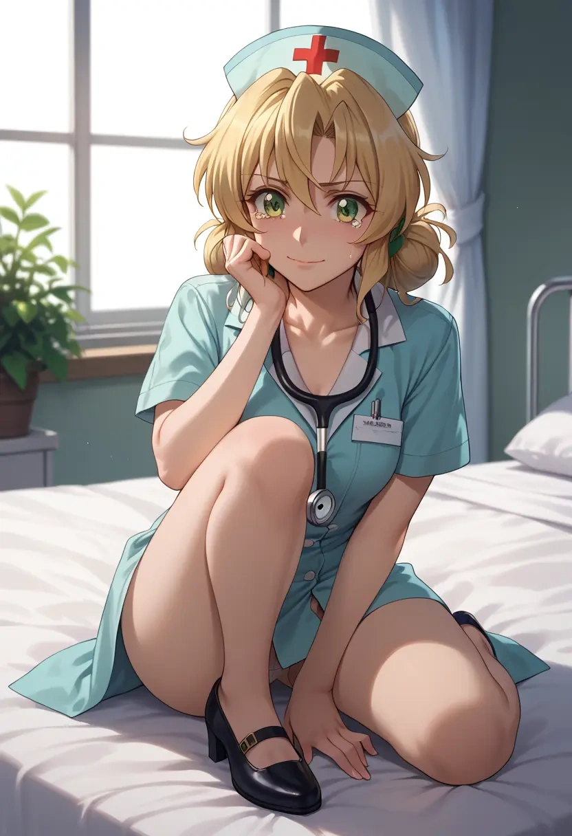 senki_zesshou_symphogear,akatsuki_kirika,nurse  - 