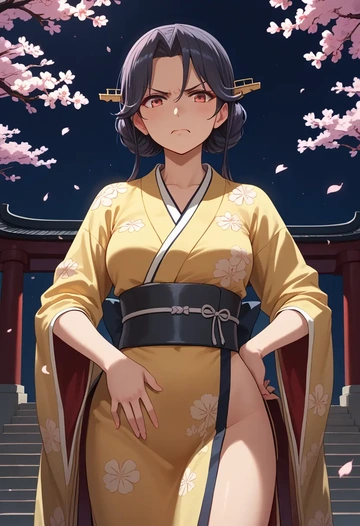 kantai_collection,akitsu_maru_(kancolle),kimono  - AI generated anime art