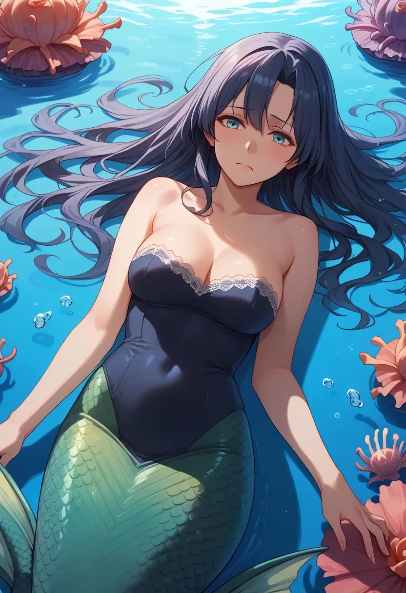 kantai_collection,akitsu_maru_(kancolle),gown,strapless,mermaid silhouette  - 