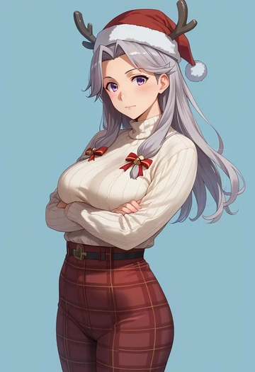 kantai_collection,akitsushima_(kancolle),Christmas  - AI generated anime art