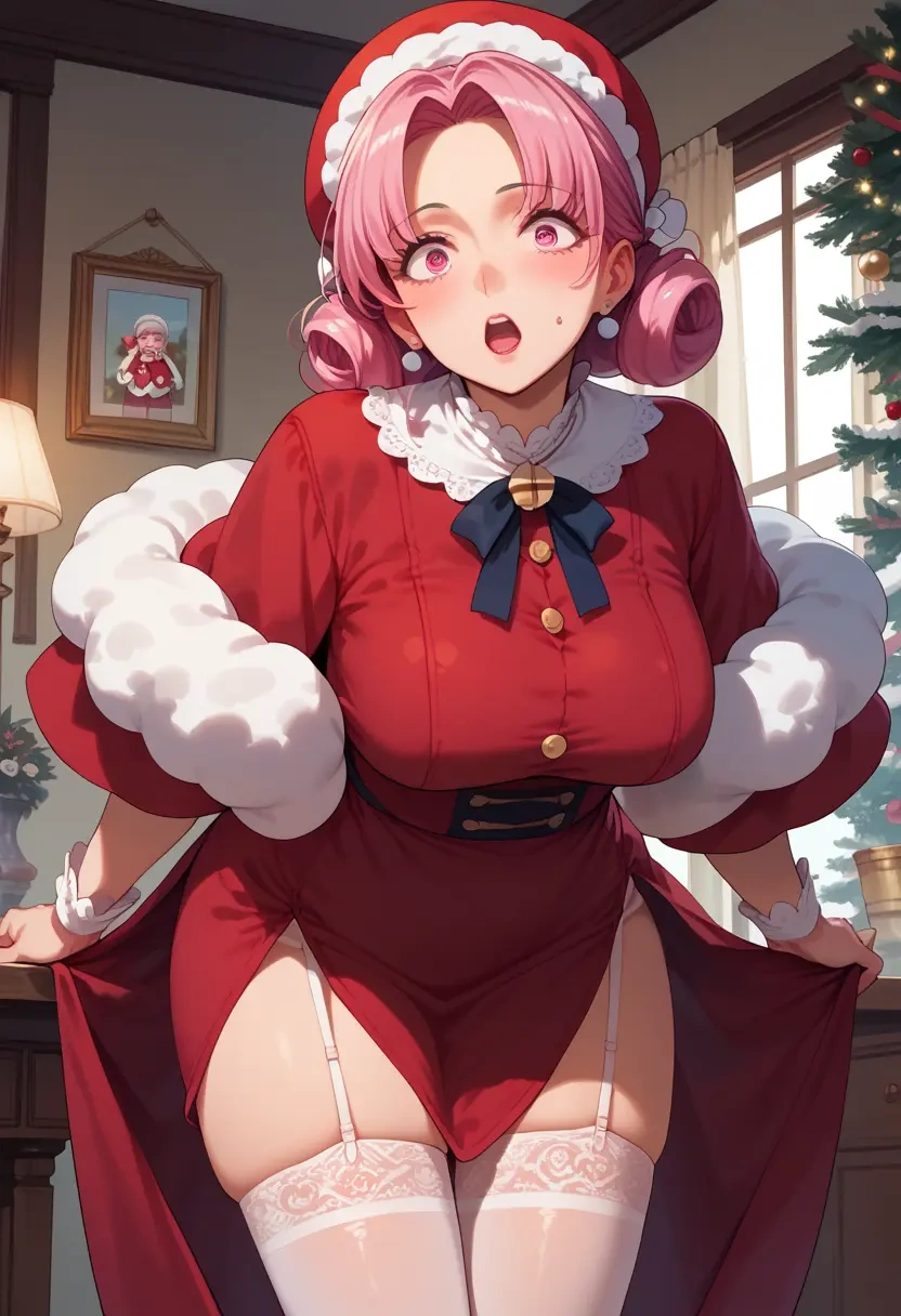 project_sekai,akiyama_mizuki,Christmas,sexy, stockings,  - 