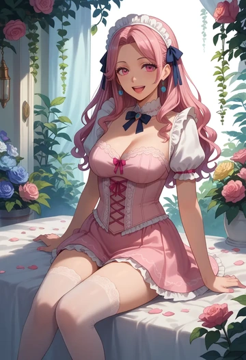 project_sekai,akiyama_mizuki,corset,bustier,long tulle skirt  - AI generated anime art