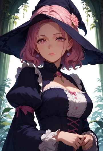 project_sekai,akiyama_mizuki,witch blouse,asymmetrical skirt,striped stockings  - AI generated anime art