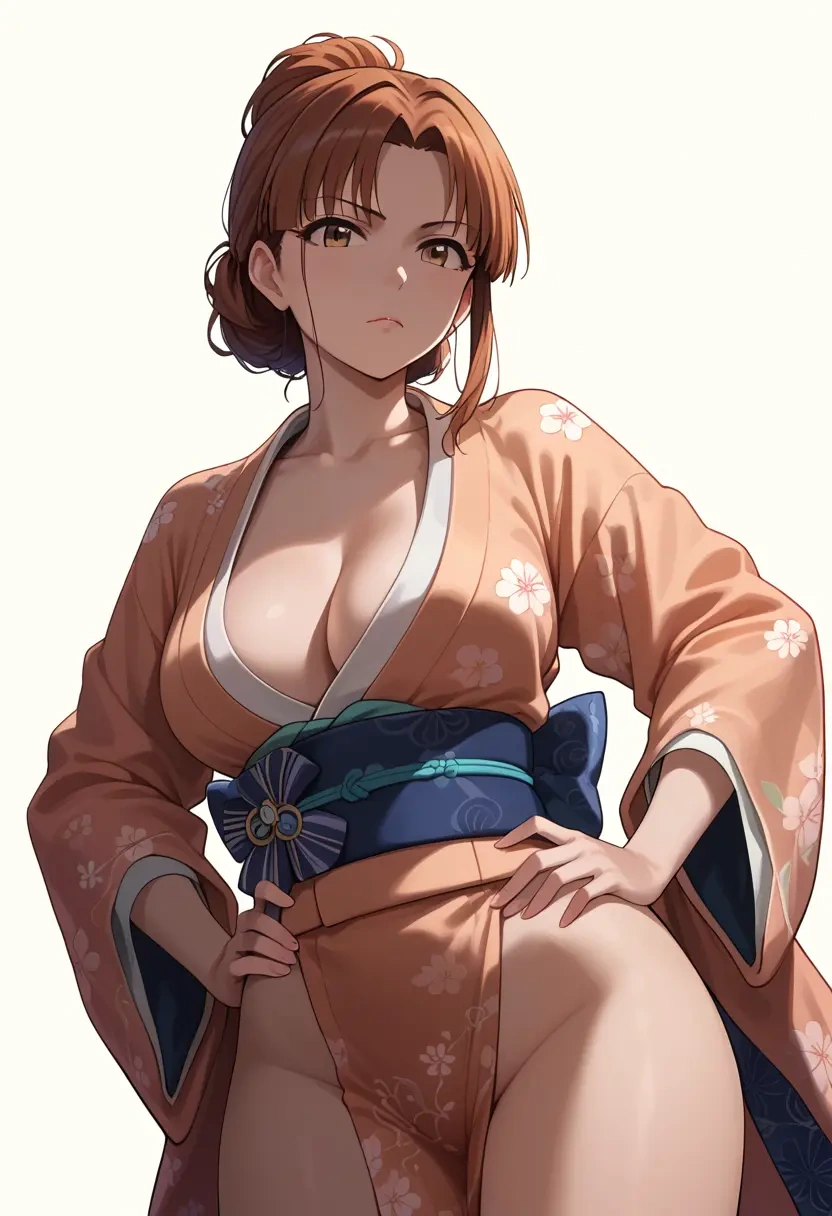 idolmaster,akizuki_ritsuko,kimono,sexy  - 